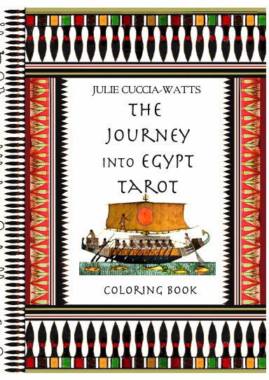 Journey into Egypt Tarot Coloring Book