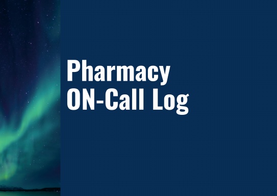 Pharmacy On-Call Log Book