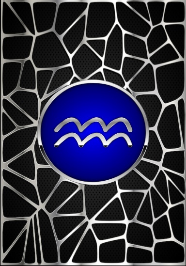 Aquarius Hardcover Notebook