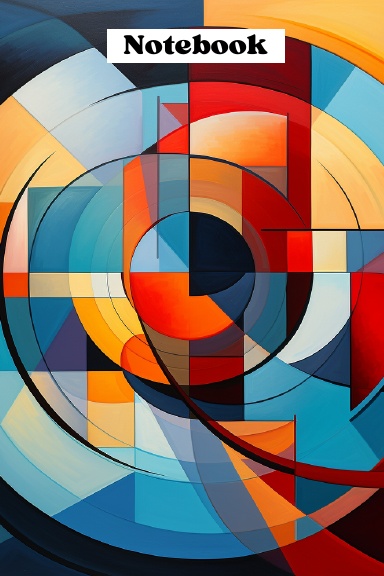Geometric Harmony/gift for teens and adults/6x9 inch