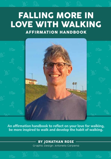 Falling More in Love with Walking Affirmation Handbook Hardback