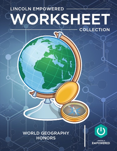 World Geography Honors - Worksheet Collection