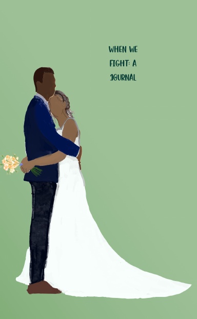 Couples Arguments Pocket Size Lined Journal Mixed Skin Tones Variation 4