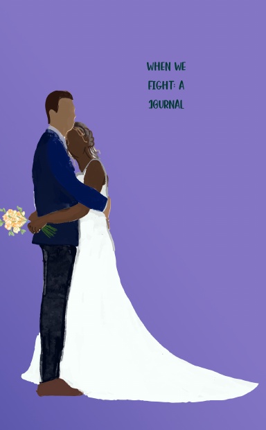 Couples Arguments Pocket Size Lined Journal Mixed Skin Tones Variation 6