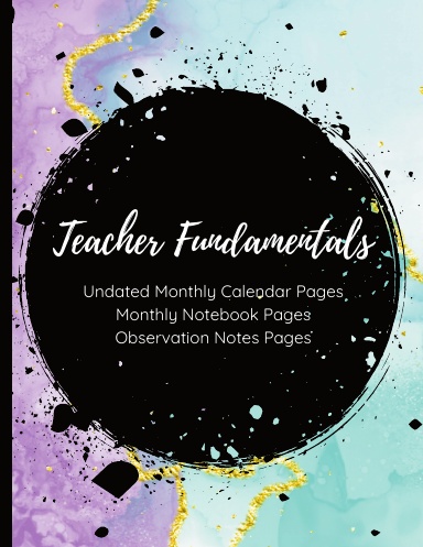 Undated Teacher Fundamentals Planner