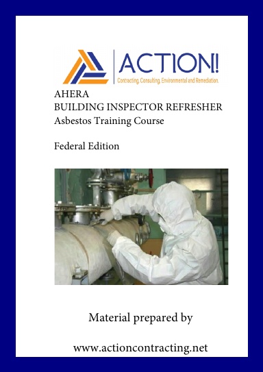 AHERA Building Inspector Refresher Workbook