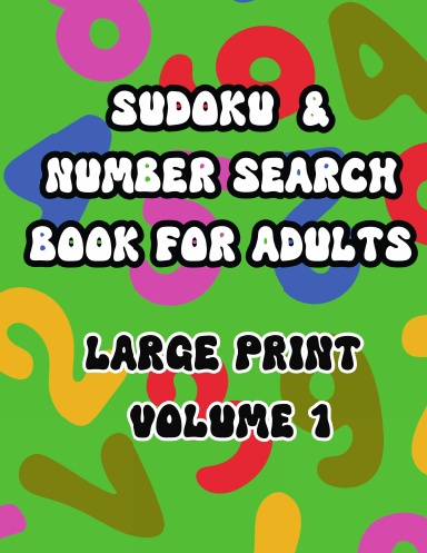 Sudoku and Number Search Book for Adults