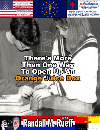There's More Than One Way To Open Up An Orange Juice Box