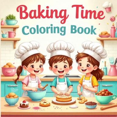 Baking Time Coloring Book