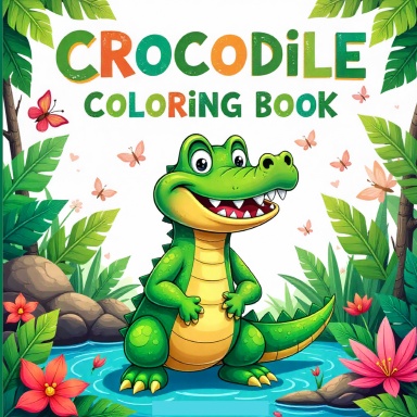Crocodile Coloring Book