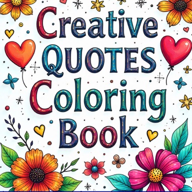 Creative Quotes Coloring Book