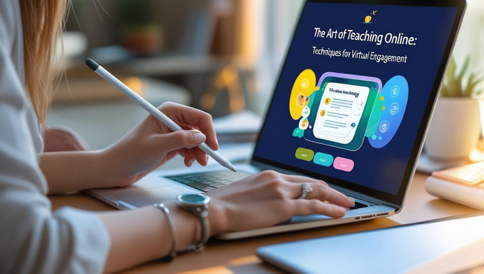 The art of teachig online technques for virtual engagement