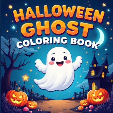 Halloween Ghost Coloring Book