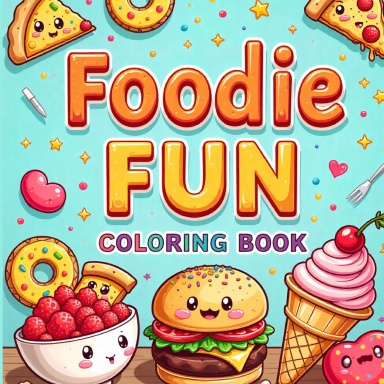 Foodie Fun Coloring Book