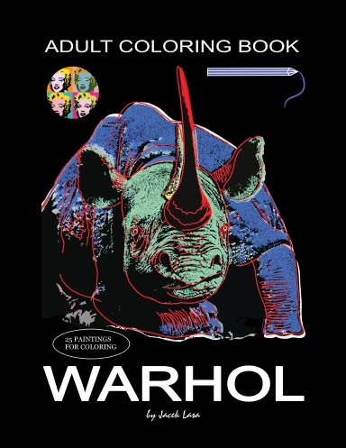 Adult Coloring Book Warhol