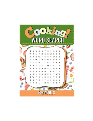 Cooking Word Search Puzzle Book for Adults, Features 30 Puzzles for Relaxation and Mindfulness