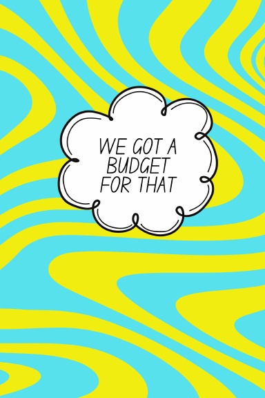 2026 Coil Bound Budget Planner- Psychedelic Blue/Green