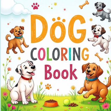 Dog Coloring Book