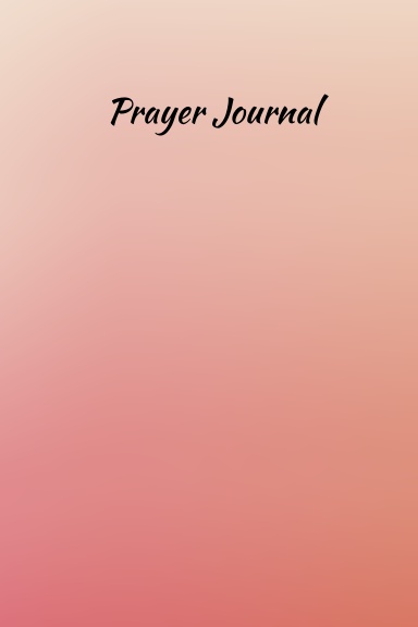 Burnt Orange Ombre Prayer Journal