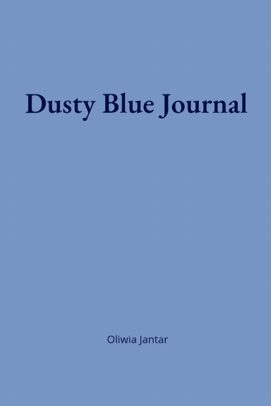 Dusty Blue Journal. Grid Notebook