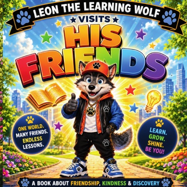 Leon The Learning Wolf Visits His Friends