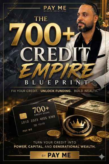 700+ Credit Empire Blueprint