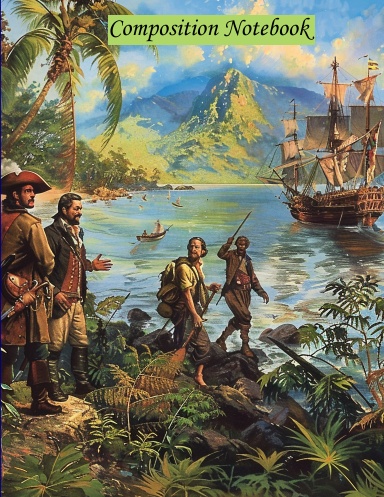 Era of Adventure/medieval age/teens or adults/composition notebook/120 lined pages/8.5 x 11 inch