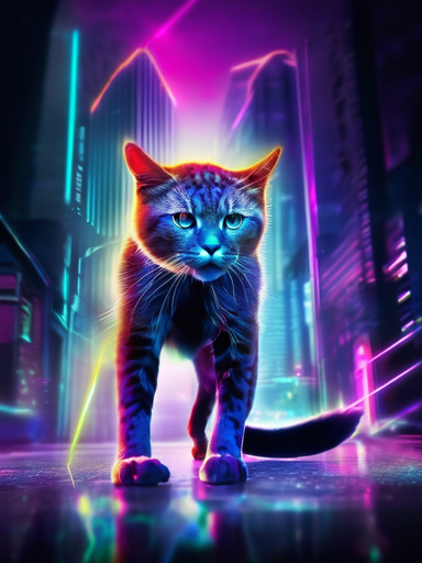 Futuristic cats