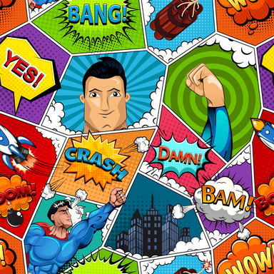 Create Your Own Comic and Manga Storybook, Features 50 Blank Comic Pages, Variety of Templates, Large 8.5 by 11 for Adults, Kids, and Teens