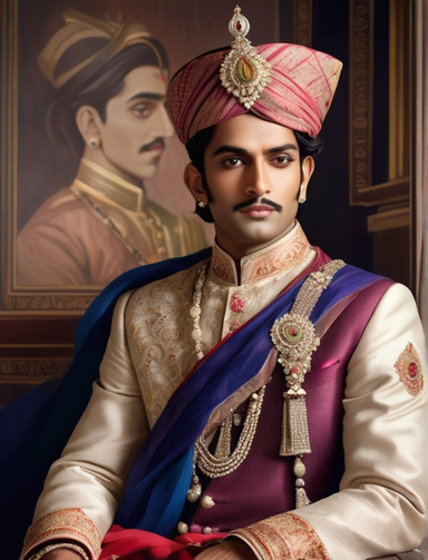 Maharaja of India Full of Pride and Honor
