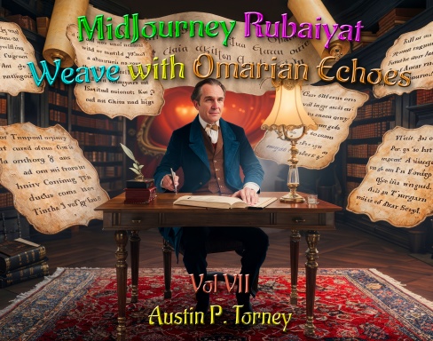 MidJourney Rubaiyat Weave with Omarian Echoes Vol VII (Lulu 11x8.5)