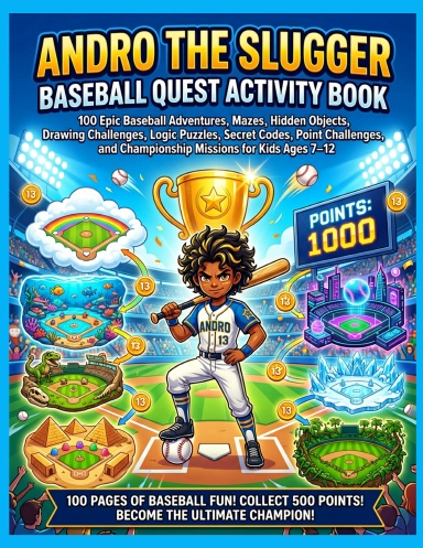 ANDRO THE SLUGGER BASEBALL QUEST ACTIVITY BOOK
