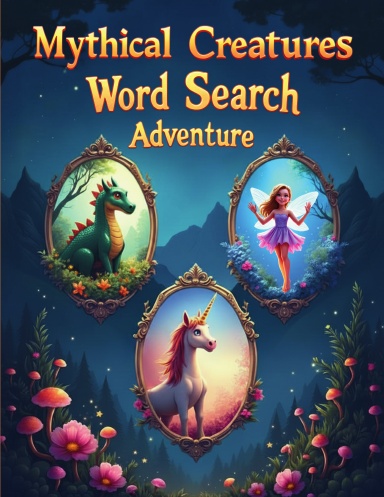 Mythical Creatures Word Search Adventure (Coil Bound)
