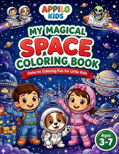 My Magical Space Adventure Coloring Book