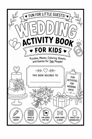 Wedding Activity Book for Kids
