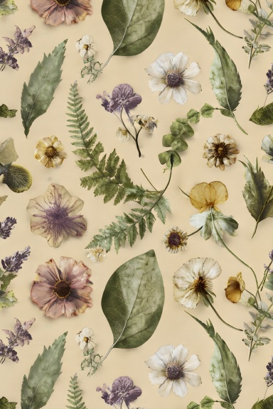 Pressed Flowers Journal | Paperback Lined Notebook for Writing & Reflection