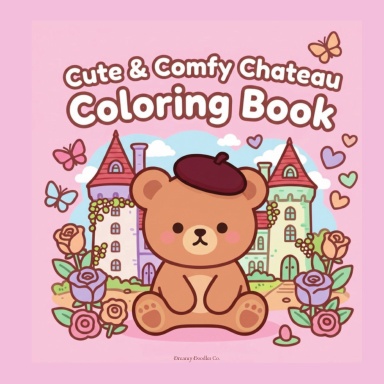 Cute & Comfy Château Coloring Book
