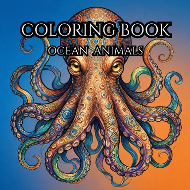 Coloring book : Ocean Animals