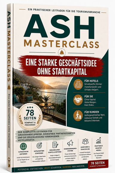 ASH Masterclass: Eine starke Geschäftsidee ohne Startkapital (German)Kurzversion