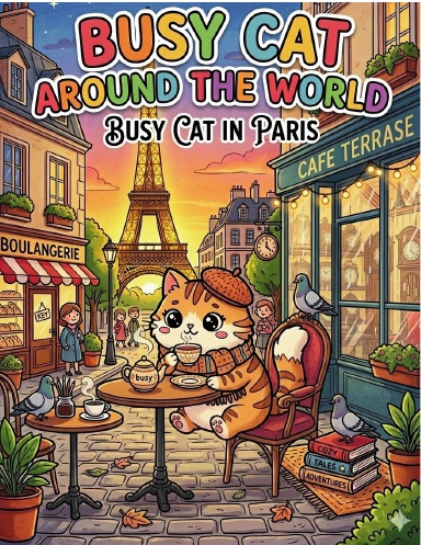 Busy Busy Cat in Paris