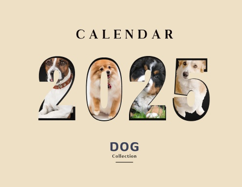 Calendar 2025 Dog Collection