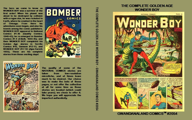 The Complete Golden Age Wonder Boy (E)
