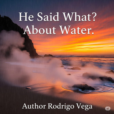 He said what about water?