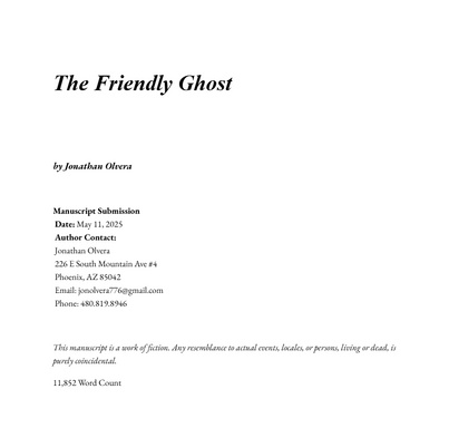 The Friendly Ghost by Jonathan Olvera