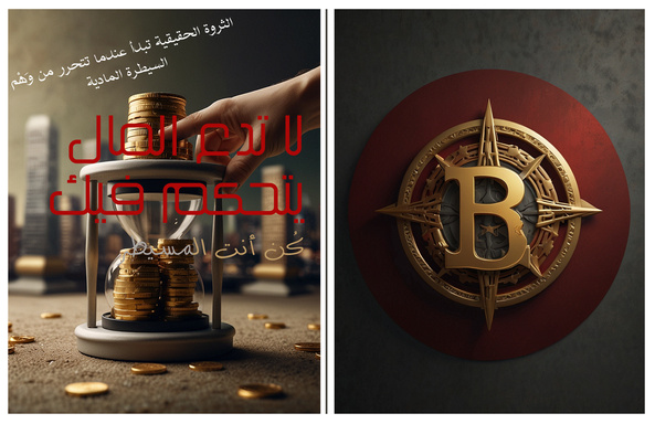 لا تدع المال يتحكم فيك كون انت المسيطر