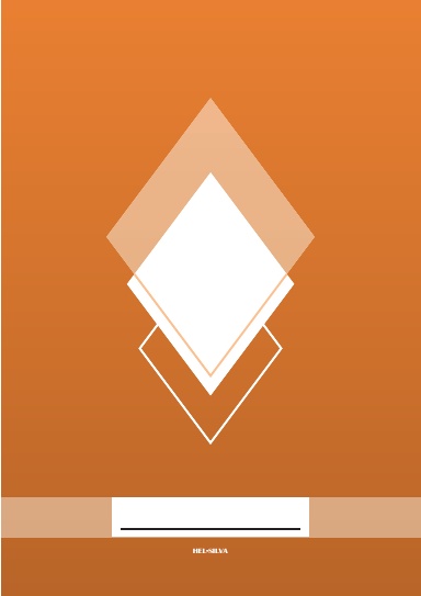Glossy Soft Cover Student Notebook - Orange