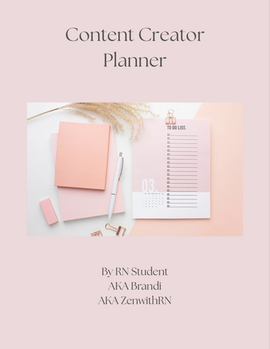 Content Creator Planner