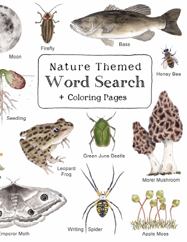 nature themed word search