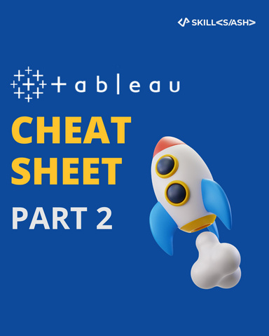 Tableau cheat sheet