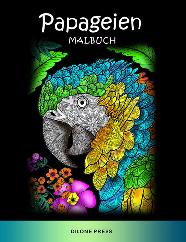 Papageien Malbuch